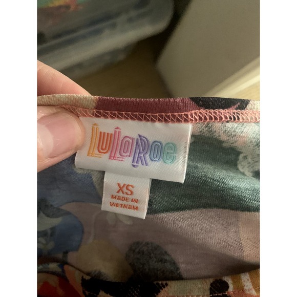 NWT Lularoe Disney Irma XS blue pink minnie mouse - Picture 3 of 4